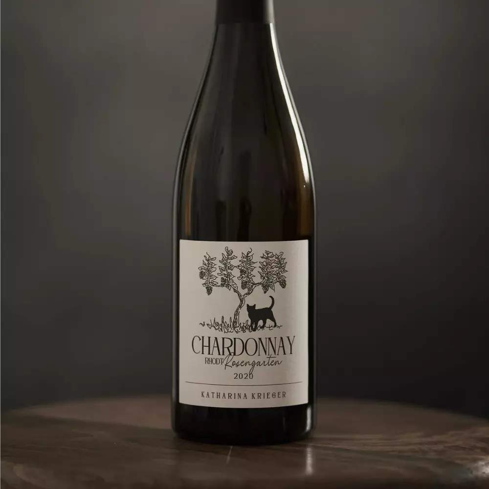 2021 Chardonnay "Rhodter Rosengarten" von Winzerin Katharina Krieger aus Rhodt unter Rietburg in der Pfalz