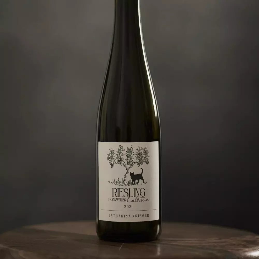 2021 Riesling "Kalkstein" von Winzerin Katharina Krieger aus Rhodt unter Rietburg in der Pfalz