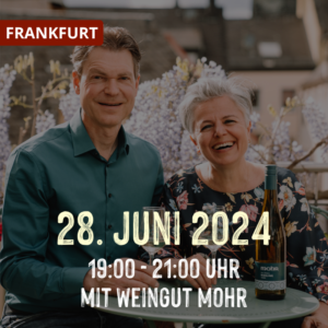 Entkorkte Kunst mit Weingut Mohr am 28. Juni 2024 von 19:00 - 21:00 Uhr in Frankfurt