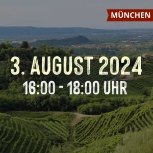 Entkorkte Kunst am 3. August 2024 in München
