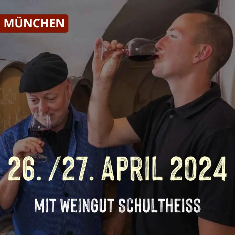Entkorkte Kunst mit Weingut Schultheiß am 26. und 27. April